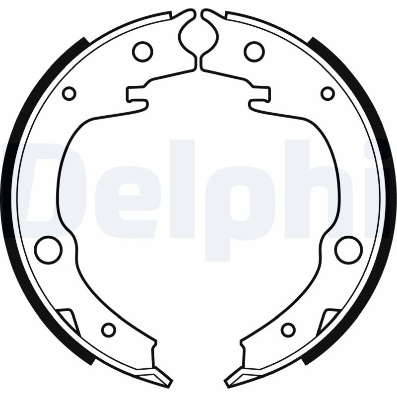 DELPHI LS1994 Kit ganasce, Freno stazionamento