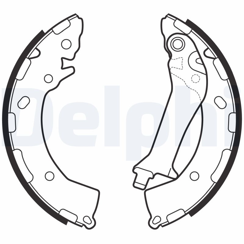 DELPHI LS2150 Kit ganasce freno