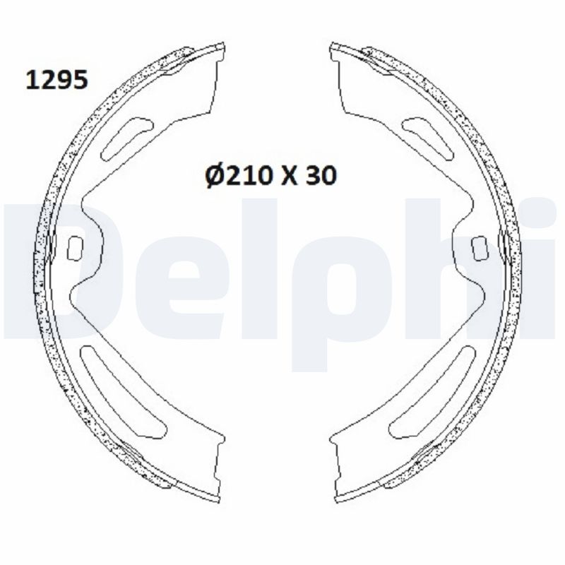 Brake Shoe Set, parking brake