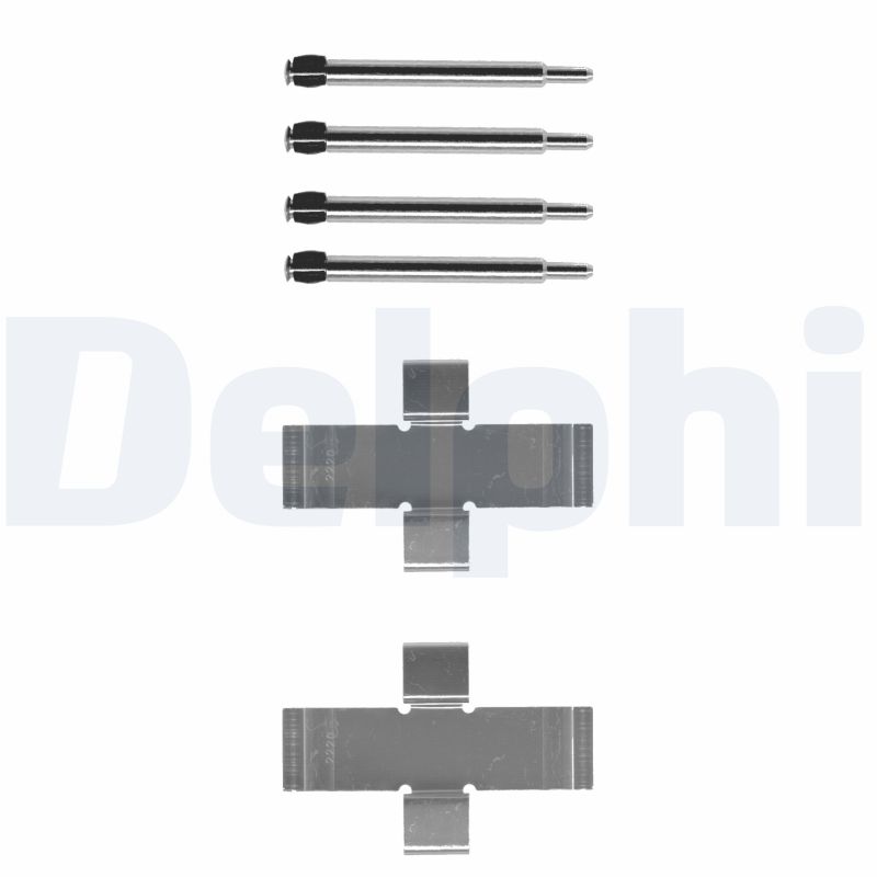 DELPHI LX0006 Kit accessori, Pastiglia freno