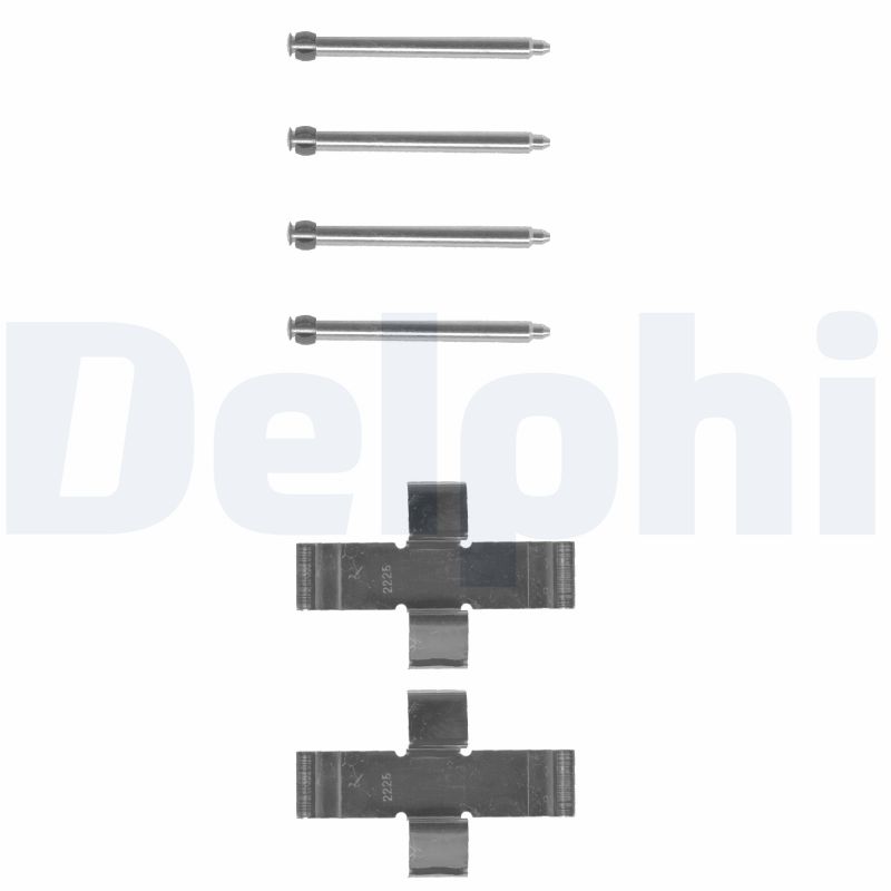 DELPHI LX0009 Kit accessori, Pastiglia freno