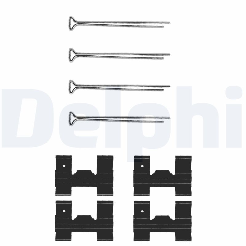 DELPHI LX0023 Kit accessori, Pastiglia freno