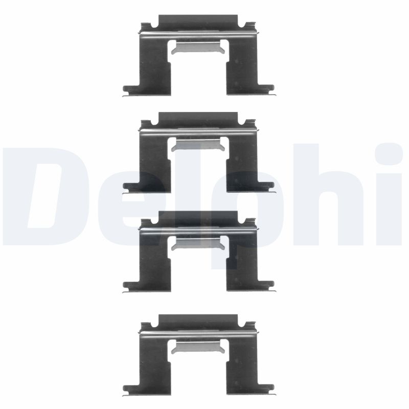 DELPHI LX0077 Kit accessori, Pastiglia freno