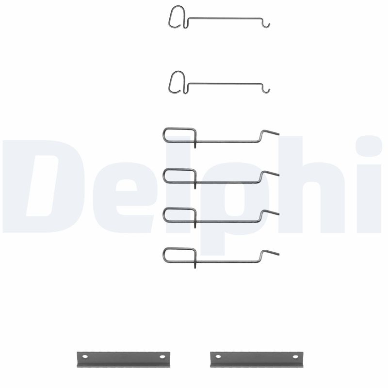 DELPHI LX0080 Kit accessori, Pastiglia freno