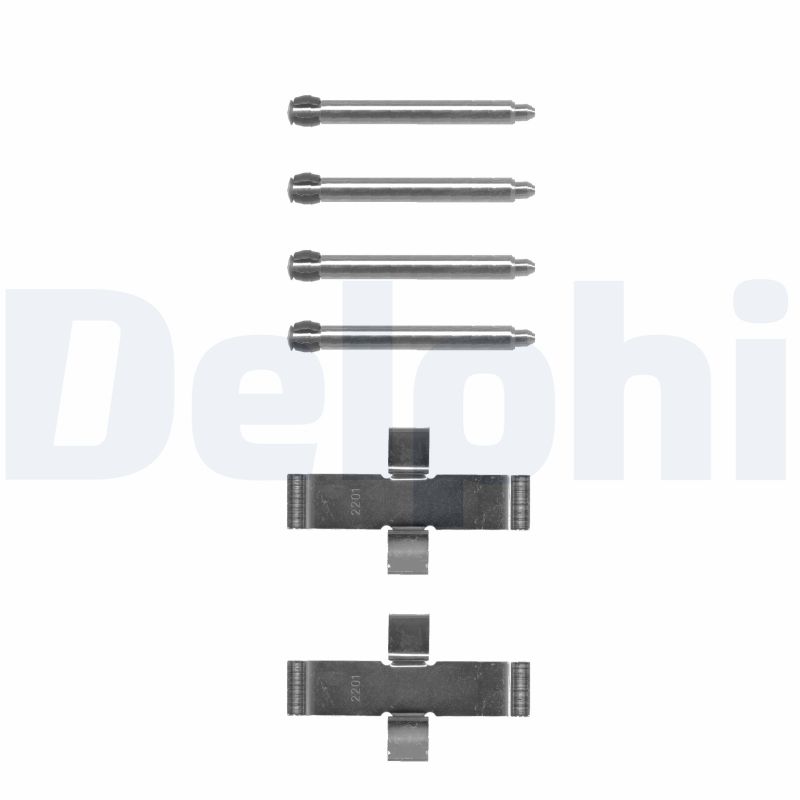 DELPHI LX0093 Kit accessori, Pastiglia freno