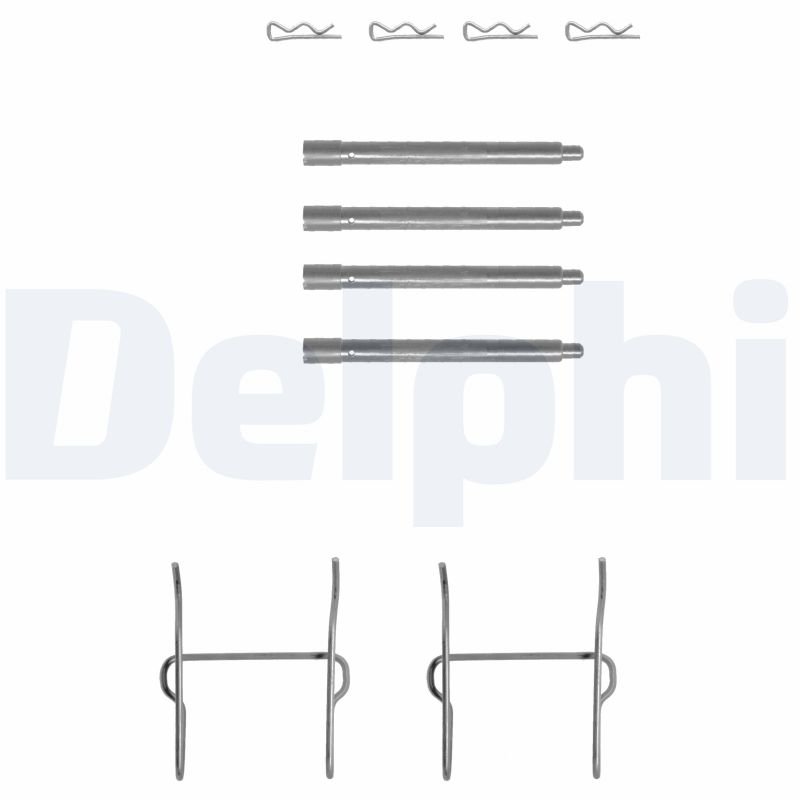 DELPHI LX0154 Kit accessori, Pastiglia freno