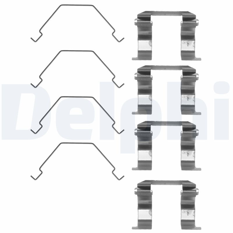 DELPHI LX0159 Kit accessori, Pastiglia freno