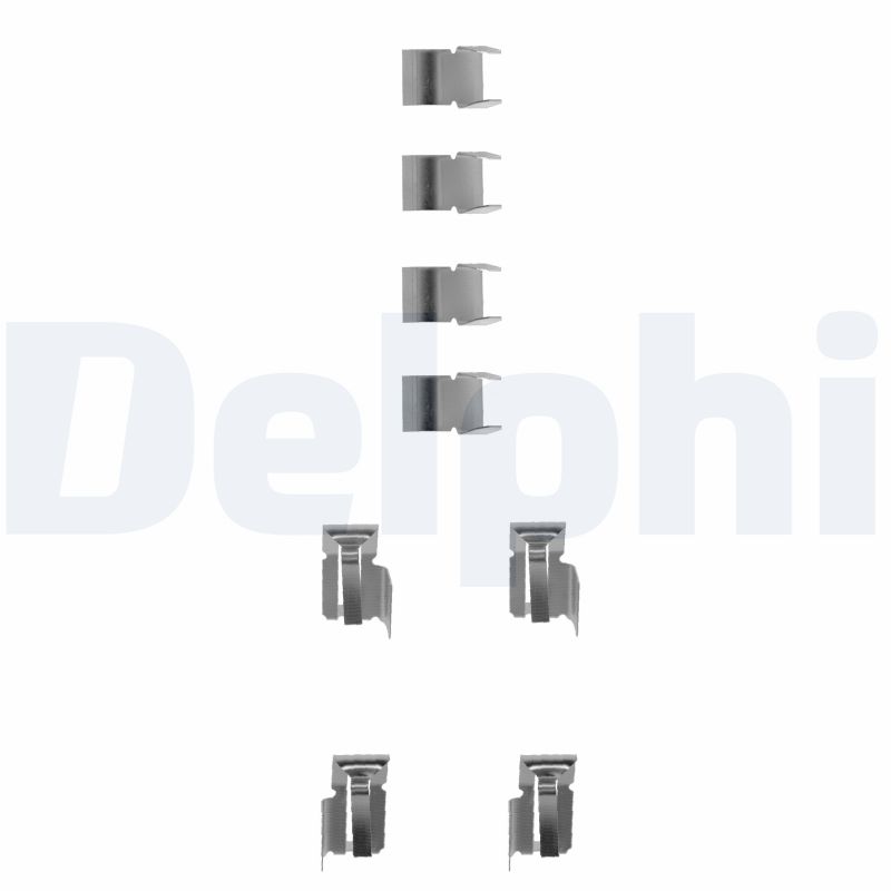 DELPHI LX0183 Kit accessori, Pastiglia freno