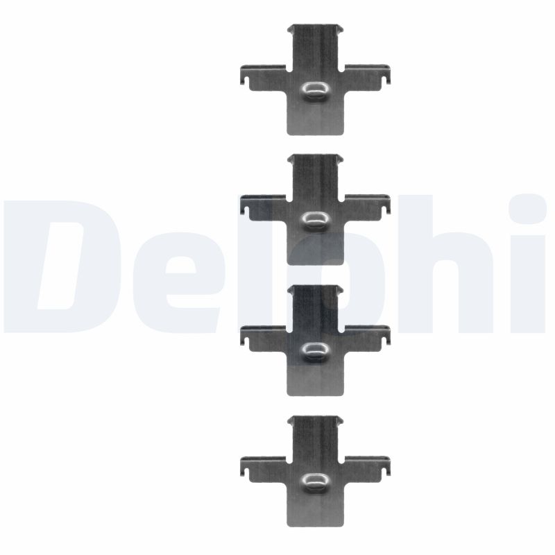 DELPHI LX0222 Kit accessori, Pastiglia freno