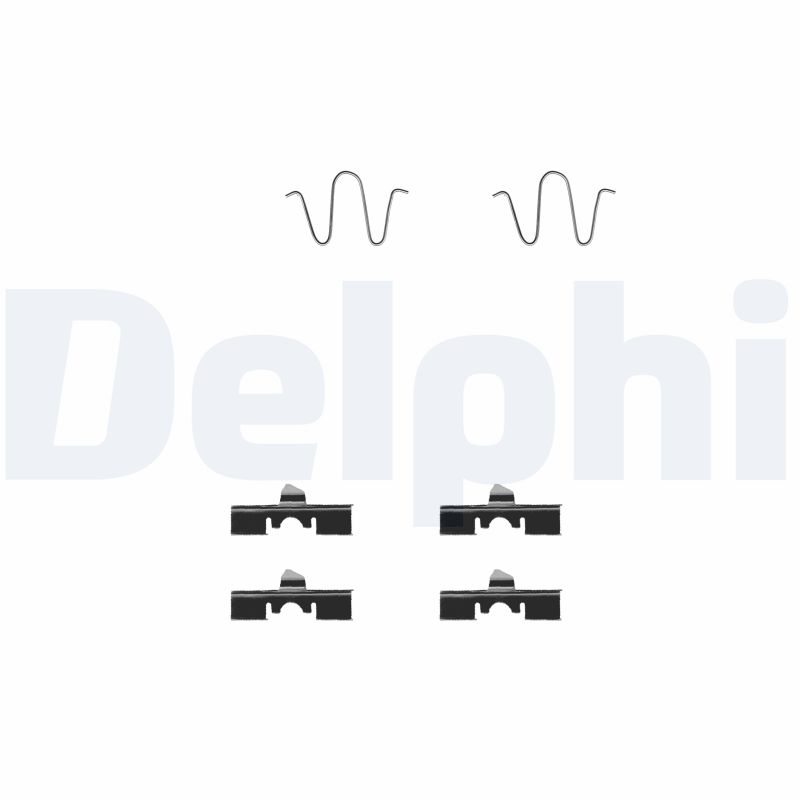 DELPHI LX0231 Kit accessori, Pastiglia freno