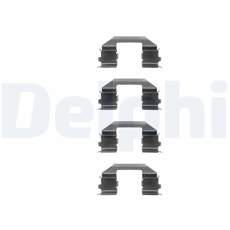DELPHI LX0255 Kit accessori, Pastiglia freno