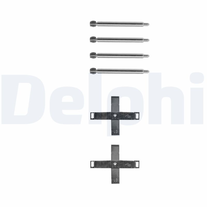 DELPHI LX0268 Kit accessori, Pastiglia freno
