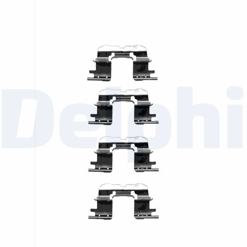 DELPHI LX0333 Kit accessori, Pastiglia freno