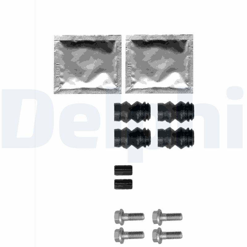 DELPHI LX0358 Kit accessori, Pastiglia freno