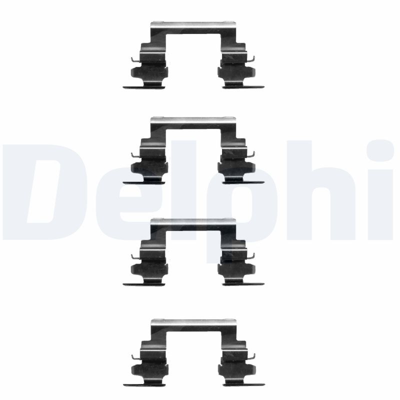 DELPHI LX0364 Kit accessori, Pastiglia freno