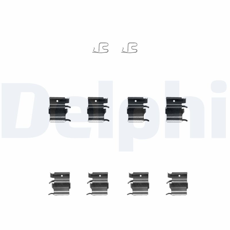 DELPHI LX0366 Kit accessori, Pastiglia freno