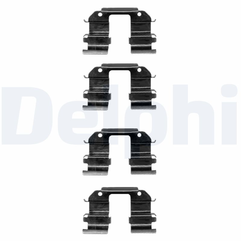 DELPHI LX0372 Kit accessori, Pastiglia freno