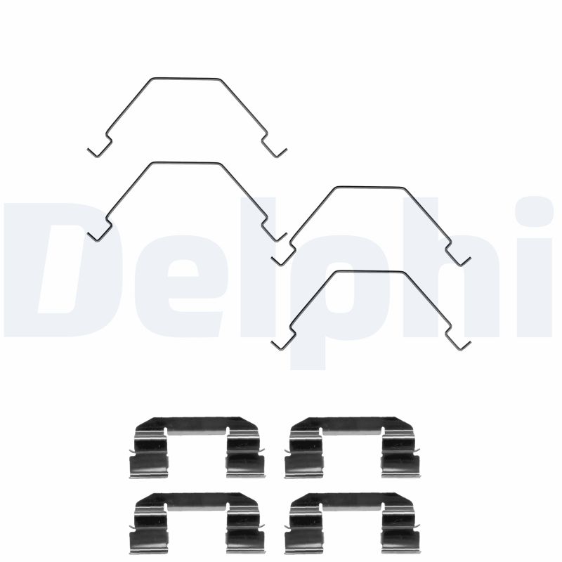 DELPHI LX0375 Kit accessori, Pastiglia freno