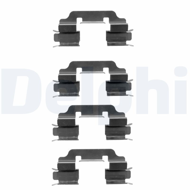 DELPHI LX0377 Kit accessori, Pastiglia freno