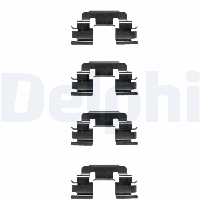 DELPHI LX0381 Kit accessori, Pastiglia freno