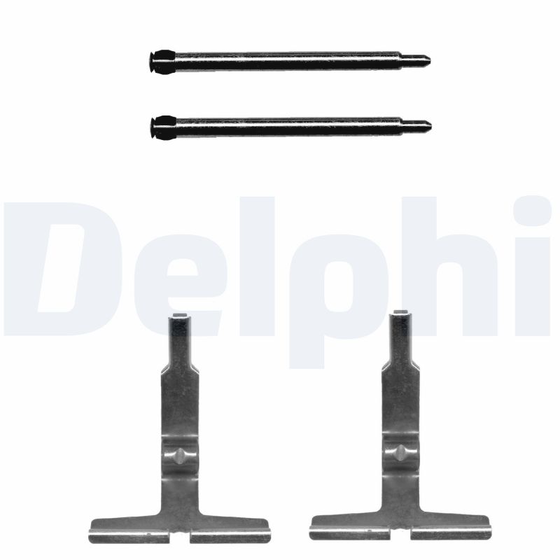 DELPHI LX0382 Kit accessori, Pastiglia freno