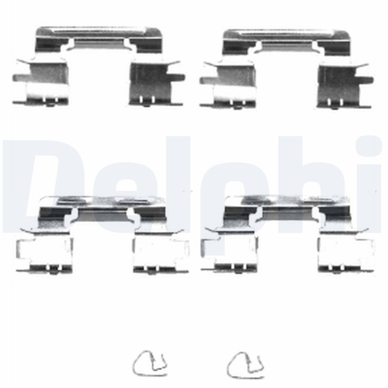 DELPHI LX0385 Kit accessori, Pastiglia freno