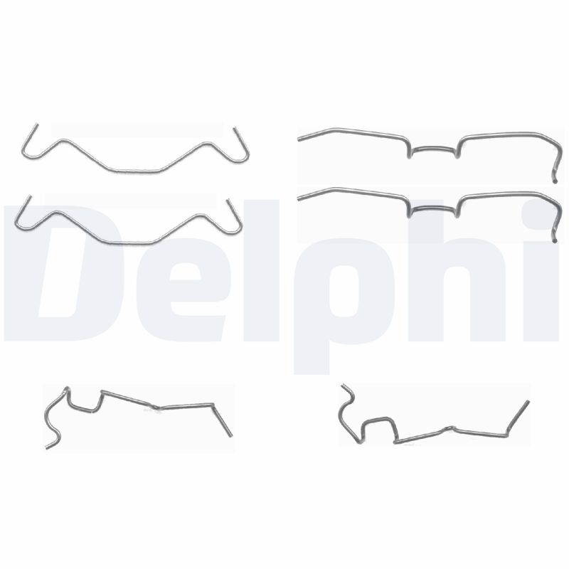 DELPHI LX0402 Kit accessori, Pastiglia freno