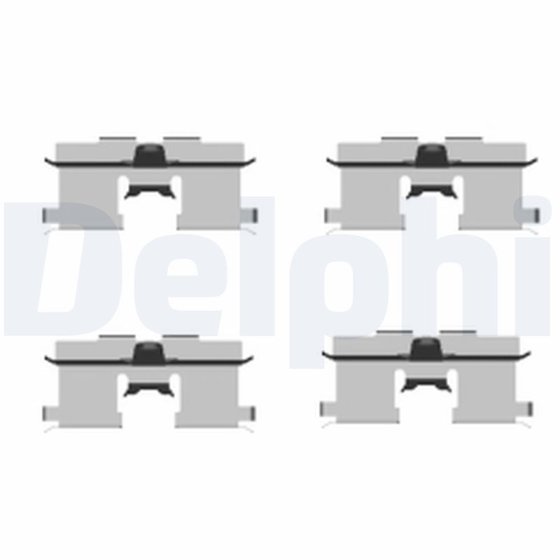 DELPHI LX0407 Kit accessori, Pastiglia freno-Kit accessori, Pastiglia freno-Ricambi Euro