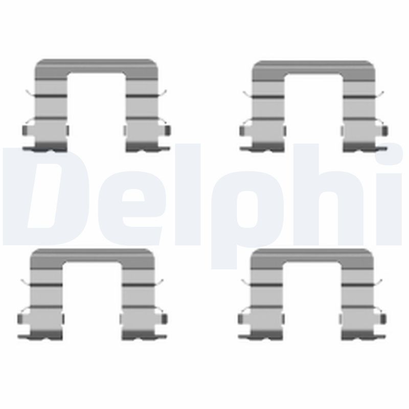 DELPHI LX0416 Kit accessori, Pastiglia freno