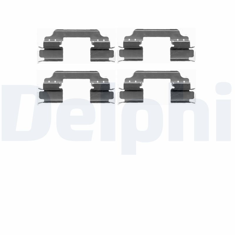 DELPHI LX0425 Kit accessori, Pastiglia freno
