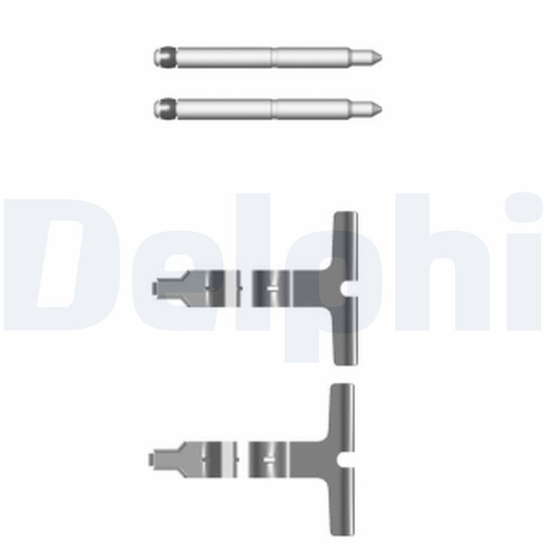 DELPHI LX0427 Kit accessori, Pastiglia freno