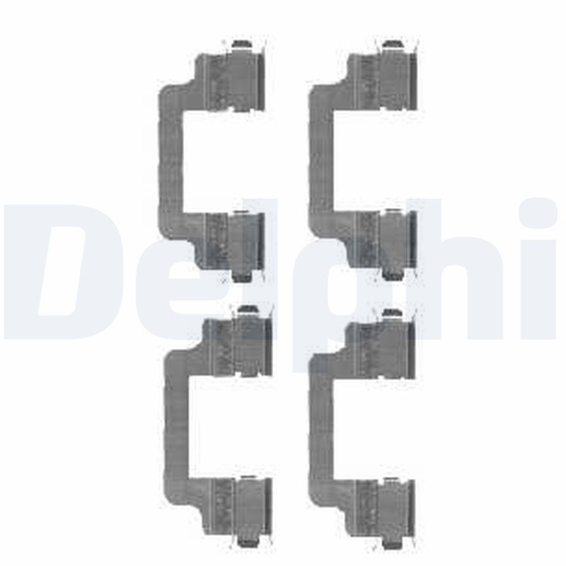 DELPHI LX0454 Kit accessori, Pastiglia freno