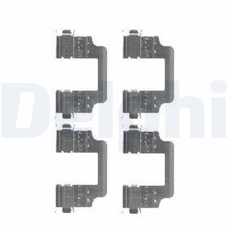 DELPHI LX0455 Kit accessori, Pastiglia freno