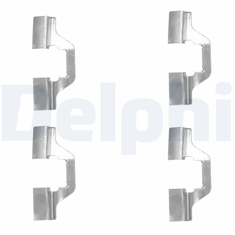 DELPHI LX0492 Kit accessori, Pastiglia freno