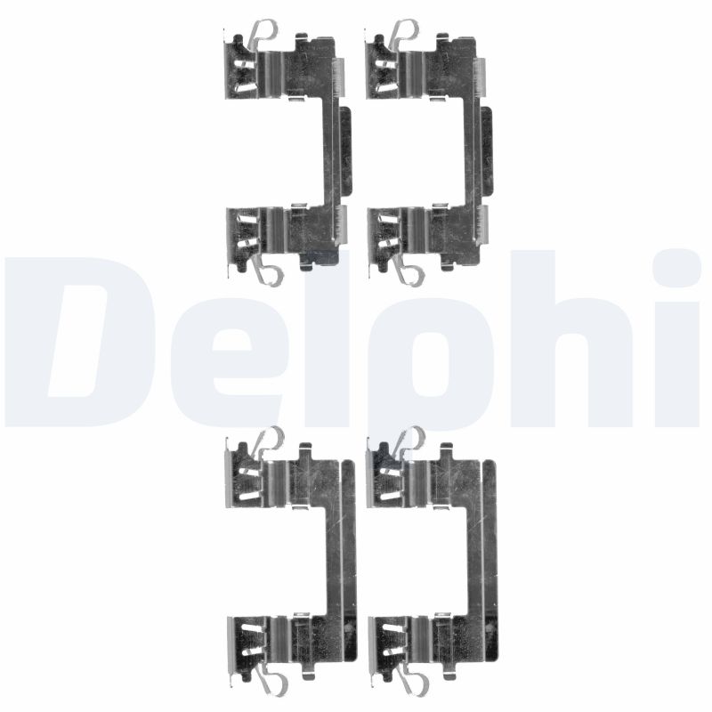 DELPHI LX0499 Kit accessori, Pastiglia freno