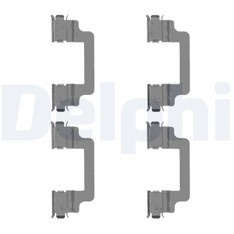 DELPHI LX0505 Kit accessori, Pastiglia freno