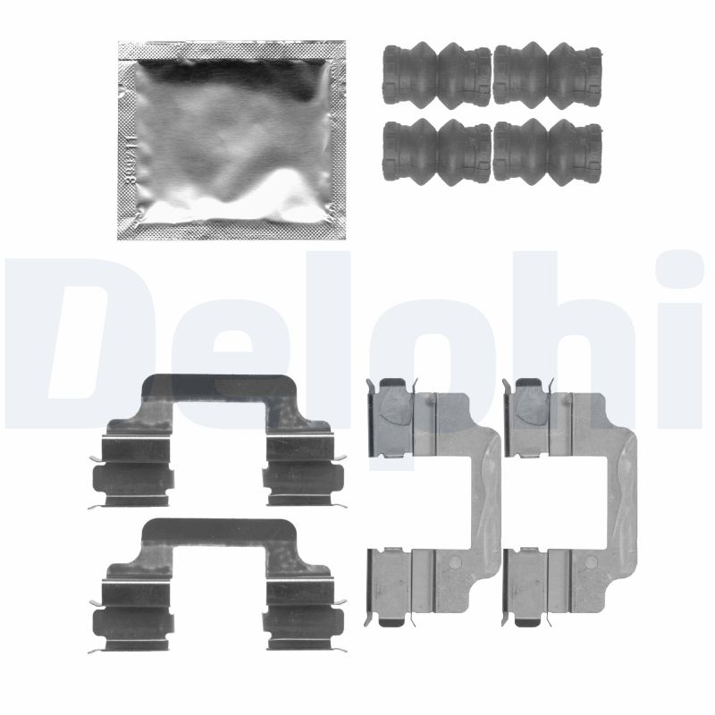 DELPHI LX0509 Kit accessori, Pastiglia freno
