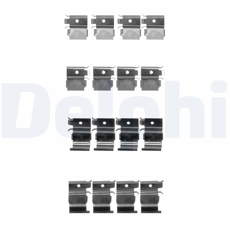 DELPHI LX0526 Kit accessori, Pastiglia freno
