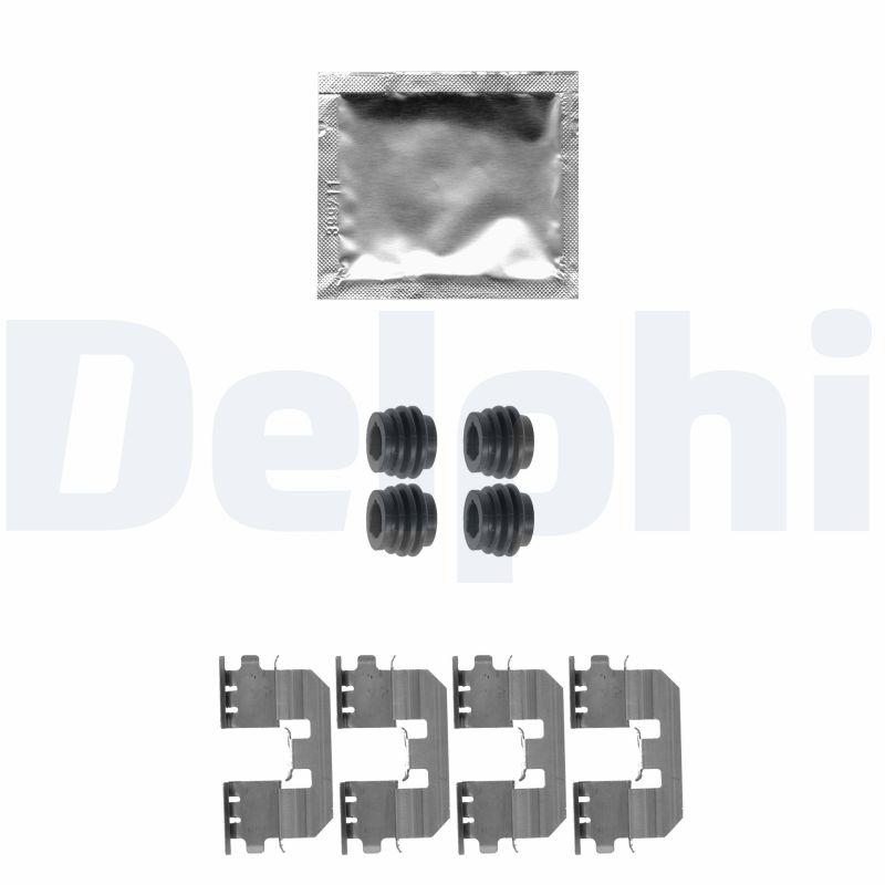 DELPHI LX0545 Kit accessori, Pastiglia freno