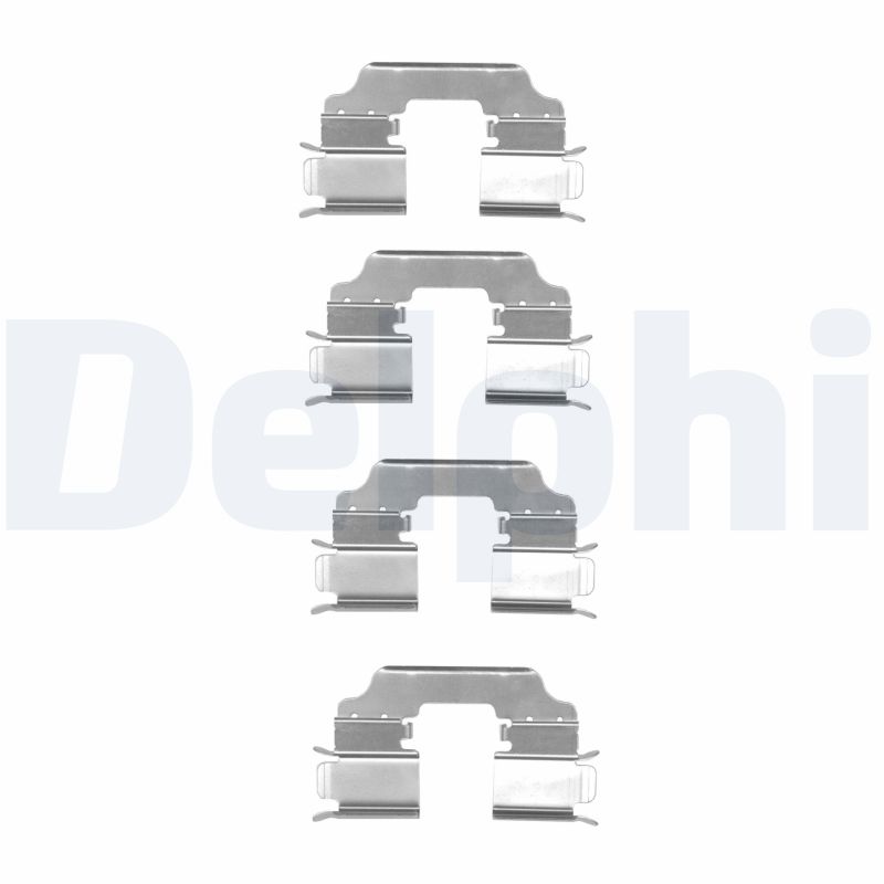 DELPHI LX0549 Kit accessori, Pastiglia freno