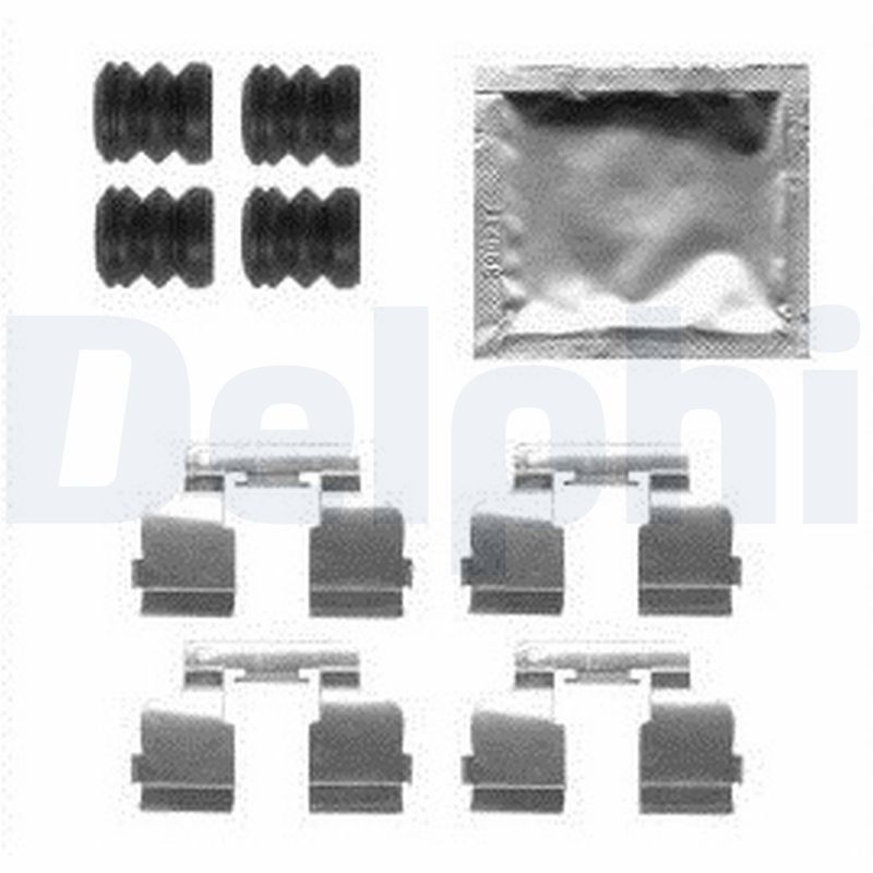 DELPHI LX0554 Kit accessori, Pastiglia freno