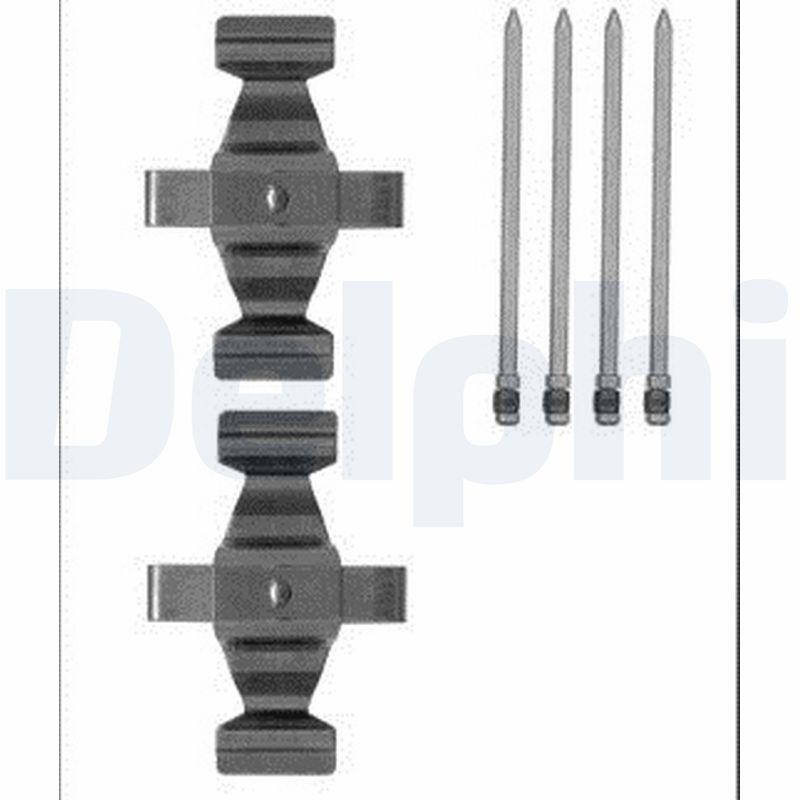 DELPHI LX0566 Kit accessori, Pastiglia freno