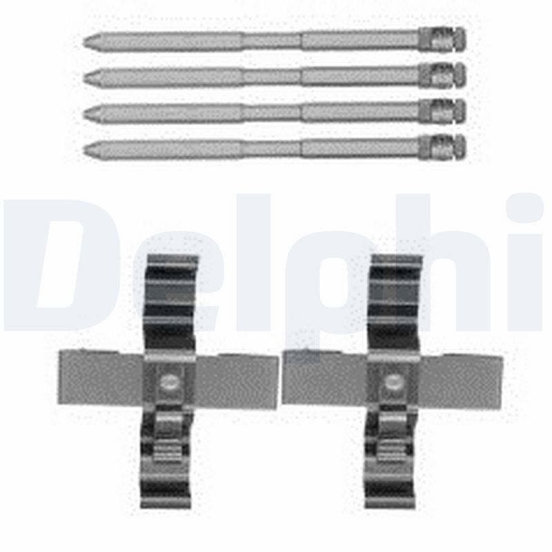 DELPHI LX0569 Kit accessori, Pastiglia freno