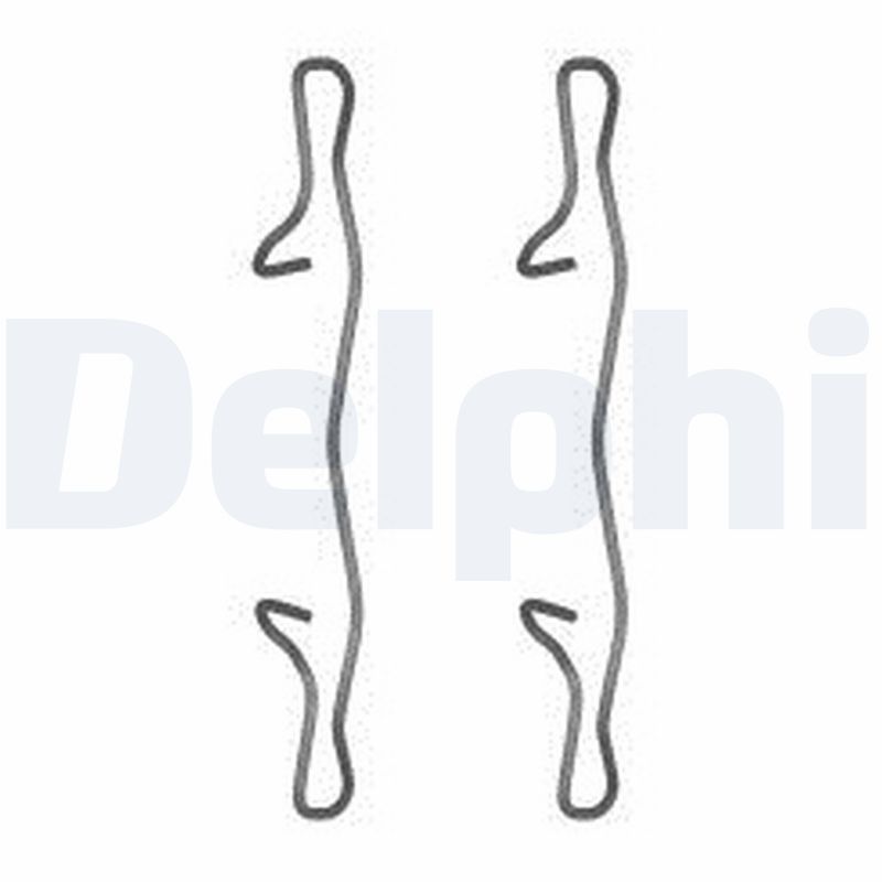 DELPHI LX0571 Kit accessori, Pastiglia freno