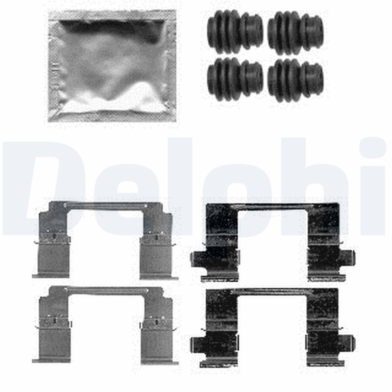 DELPHI LX0585 Kit accessori, Pastiglia freno