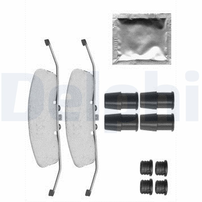 DELPHI LX0586 Kit accessori, Pastiglia freno