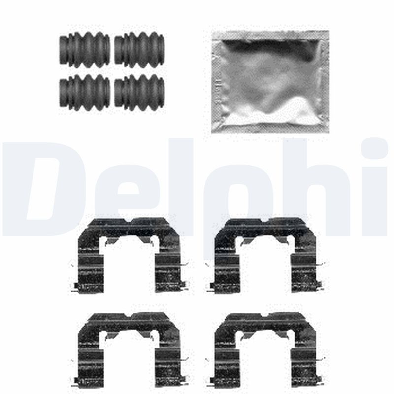 DELPHI LX0589 Kit accessori, Pastiglia freno