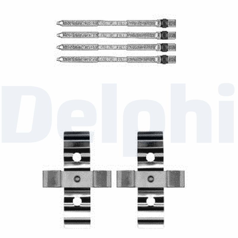 DELPHI LX0604 Kit accessori, Pastiglia freno