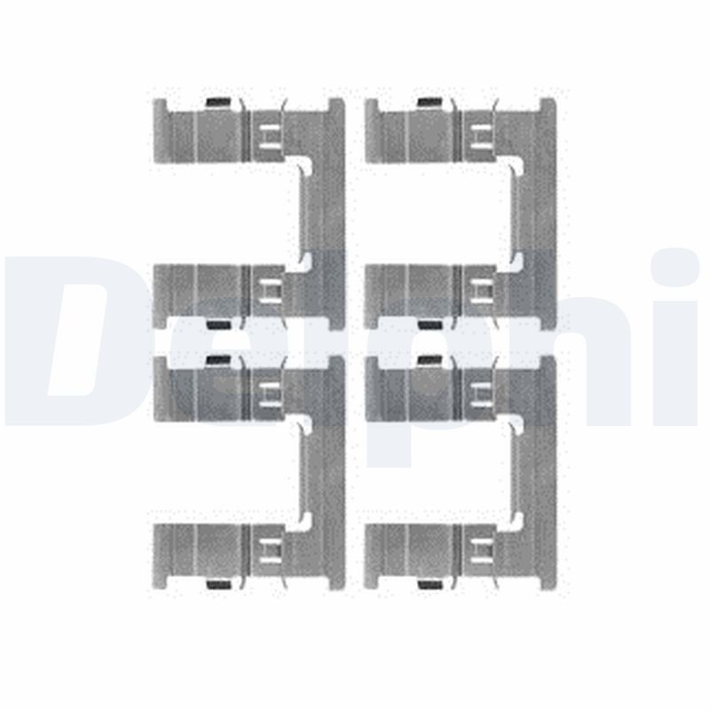 DELPHI LX0607 Kit accessori, Pastiglia freno