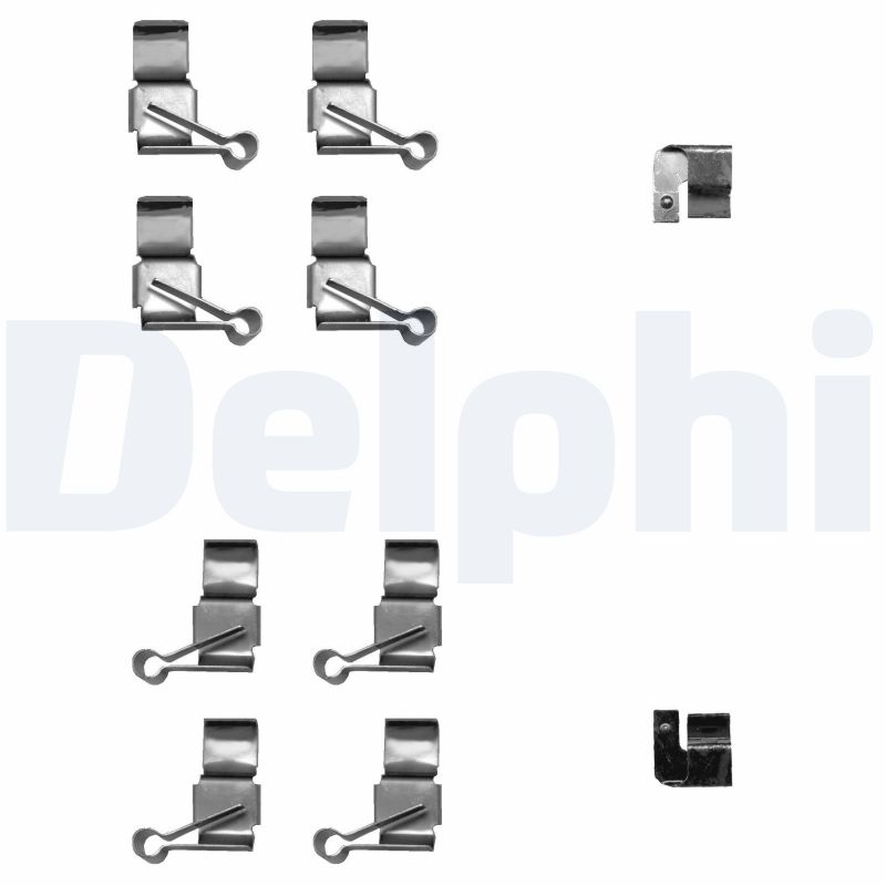 DELPHI LX0611 Kit accessori, Pastiglia freno-Kit accessori, Pastiglia freno-Ricambi Euro